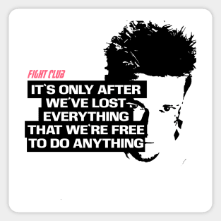 Tyler durden quote Sticker